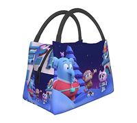 Lunch Bags Chico Anime Bon Bon Insulated Lunch Tote Reusable Portable Lunch Box for Outdoor Office Picnic 11 X 6.5 X 7 in