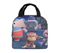 Lunch Bags Chico Anime Bon Bon Insulated Lunch Tote Reusable Portable Lunch Box for Outdoor Office Picnic 8.5 X 8 X 5 in
