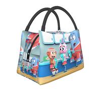 Lunch Bags Chico Anime Bon Bon Insulated Lunch Tote Reusable Portable Lunch Box for Outdoor Office Picnic 11 X 6.5 X 7 in