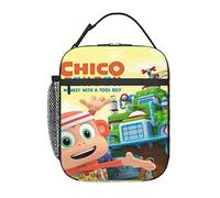Lunch Bags Chico Anime Bon Bon Insulated Lunch Tote Reusable Portable Lunch Box for Outdoor Office Picnic 10 X 4 X 8 in