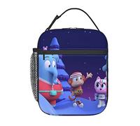 Lunch Bags Chico Anime Bon Bon Insulated Lunch Tote Reusable Portable Lunch Box for Outdoor Office Picnic 10 X 4 X 8 in
