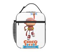 Lunch Bags Chico Anime Bon Bon Insulated Lunch Tote Reusable Portable Lunch Box for Outdoor Office Picnic 10 X 4 X 8 in
