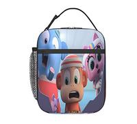 Lunch Bags Chico Anime Bon Bon Insulated Lunch Tote Reusable Portable Lunch Box for Outdoor Office Picnic 10 X 4 X 8 in