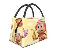 Lunch Bags Chico Anime Bon Bon Insulated Lunch Tote Reusable Portable Lunch Box for Outdoor Office Picnic 11 X 6.5 X 7 in