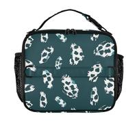 Lunch Bags for Men Water-Resistant Kids Lunch Box with Handle Lunch Bag for School and Travel Leopard Print