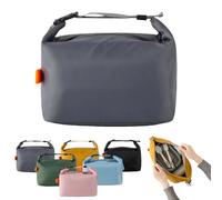 Lunch Bags for Women Men,Grey Reusable Insulated Leakproof Lunch Box Tote Bag,Leak Proof Cooler Bag with Handle Cool Bags for Kids Girls Boys Adults Work School Picnic Travel Beach Lunchboxes