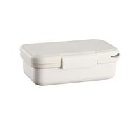Lunch Box 900 ml Lunch Box with Compartments, Adult Lunch Box, Microwave and Dishwasher Safe, BPA-Free and Reusable for Children and Adults (White)