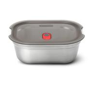 Black+blum Steel Food Box Grey Medium