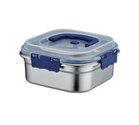 Lunch Box, Food Containers with Lids, Snack Container for Room, Stainless Steel Build, Easy Carry Tool, Portable Meal Accessory, Meal Prep Box for Camping & Picnic, Small 7.87x7.87x3.62 Inches