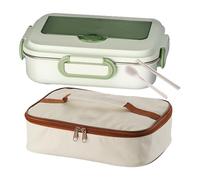 Lunch Box Insulated, Large-Capacity Portable Meal Storage Container, Dependable Spill Prevention, Thermal Food Case, Durable Travel Lunch Holder, for Camping, Picnic, 7.48x3.15x10.24 Inches