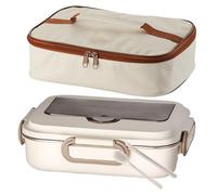 Lunch Box Insulated - Portable Lunch Container,Meal Storage Case Large Capacity, Portable Food Container for School Outdoor Travel