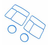 Lunch Box Lid Sealing Gasket, Safe Silicone Design Airtight Food Container Gasket Quick and Simple to Install Silicone Gasket Leakproof Lunch Box Airtight Gasket (Blue)
