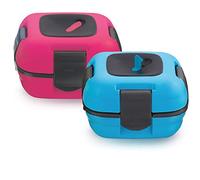Lunch Box ~ Pinnacle Insulated Leak Proof Lunch Box for Adults and Kids - Thermal Lunch Container with New Heat Release Valve 16 oz ~Set of 2~ Blue-Pink