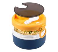 Lunch Box - Stainless Steel Lunch Boxes, Meal Prep Containers, Noodle Bowl, Leak-Proof Container Microwave Safe, for Home Dorm Office School Work College Soup Meal Prep Lunchs Snack Men Women