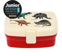 Lunch box with child tray Rex London Prehistoric Land Beige TU