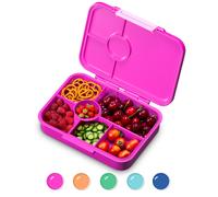 Lunch Box with Compartments Food Container Snack Box Tritan BPA-Free Purple
