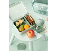 Lunch box with DONE BY DEER divider green