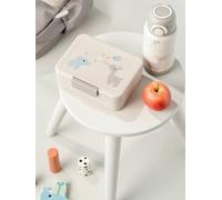 Lunch box with DONE BY DEER divider sandy beige