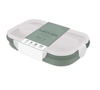 Lunch Box with Spork - 900ml | Dishwasher & Freezer Safe | Convenient Separate Spork Compartment | Perfect for School, Office, or On-the-Go | Airtight lid, Leakproof and Portable Design (Sage)