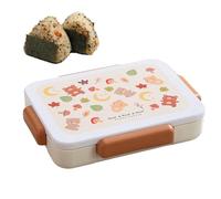 Lunch Containers for Kids, 5-Compartment Kids Lunch Containers, Leak-Proof Kitchen Tableware for Sea Summer Commuting Long Drive Sports Travel Work Picnic Beach