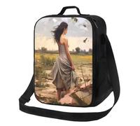 Lunch Cooler Bag Insulated Leakproof Tote Work print Solitude In Wasteland