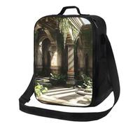 Lunch Cooler Bag Insulated Leakproof Tote Work print Stone Pillars Ivy