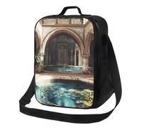 Lunch Cooler Bag Insulated Tote Work print The pool inside the palace