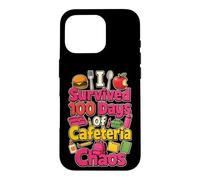Lunch Lady 100 Days Of Cafeteria Chaos I Survived Case for iPhone 16 Pro