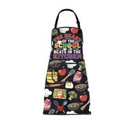 Lunch Lady Aprons With Pockets Cafeteria Apron The Heart Of The School Beats In The Kitchen School Kitchen Staff Gifts Apron