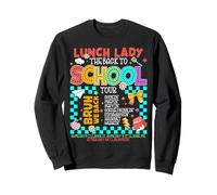 Lunch Lady Back to School Tour Cooking Worker Cafeteria Crew Sweatshirt