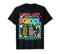 Lunch Lady Back to School Tour Cooking Worker Cafeteria Crew T-Shirt