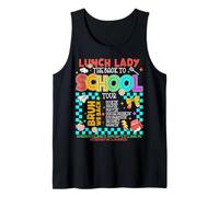 Lunch Lady Back to School Tour Cooking Worker Cafeteria Crew Tank Top