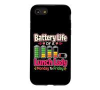 Lunch Lady Battery Life Monday To Friday School Cafeteria Case for iPhone SE (2020) / 7/8