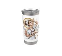 Lunch Lady Cafetaria Worker Coquette Christian Religious Bow Stainless Steel Insulated Tumbler