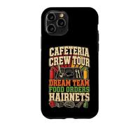 Lunch Lady Cafeteria Crew Tour Dream Team Hairnets Case for iPhone 11 Pro