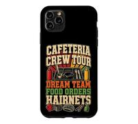 Lunch Lady Cafeteria Crew Tour Dream Team Hairnets Case for iPhone 11 Pro Max
