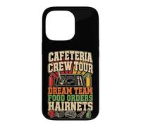 Lunch Lady Cafeteria Crew Tour Dream Team Hairnets Case for iPhone 13 Pro