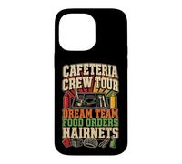 Lunch Lady Cafeteria Crew Tour Dream Team Hairnets Case for iPhone 14 Pro Max