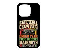 Lunch Lady Cafeteria Crew Tour Dream Team Hairnets Case for iPhone 15 Pro
