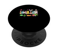 Lunch Lady Easter Bunny Colorful Eggs Leopard Job Team PopSockets Adhesive PopGrip