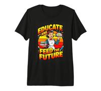 Lunch Lady Educate and Feed The Future Cafeteria Premium T-Shirt