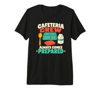 Lunch Lady First Day of School Cafeteria Worker Gift Premium T-Shirt