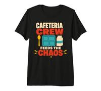 Lunch Lady First Day of School Cafeteria Worker Gift Premium T-Shirt