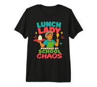 Lunch Lady First Day of School Cafeteria Worker Gift Premium T-Shirt