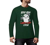 Lunch Lady Halloween Funy Graphic Long Sleeve T-Shirt Premium Cotton Tee for Men & Women