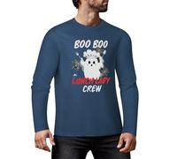 Lunch Lady Halloween Funy Graphic Long Sleeve T-Shirt Premium Cotton Tee for Men & Women