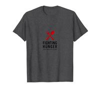 Lunch Lady Hero: Fighting Hunger One Meal at A Time T-Shirt, Men, Dark Heather Grey, M