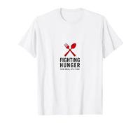 Lunch Lady Hero: Fighting Hunger One Meal at A Time T-Shirt, Men, White, 3XL
