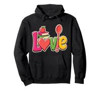 Lunch Lady Love Cafeteria Worker Elementary Appreciation Pullover Hoodie