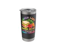 Lunch Lady Lunch Lady Making Bellies Happy Since Forever Stainless Steel Insulated Tumbler